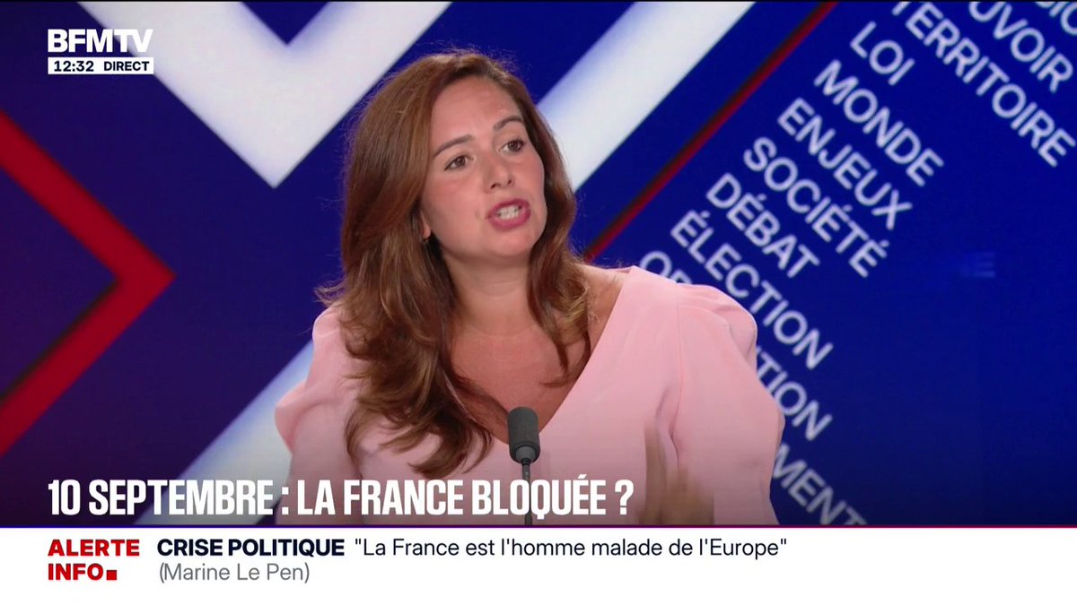 💬 "Les gens de bon sens appellent rarement à tout bloquer" Sarah Knafo (Reconquête) affirme ne pas soutenir le mouvement du 10-Septembre