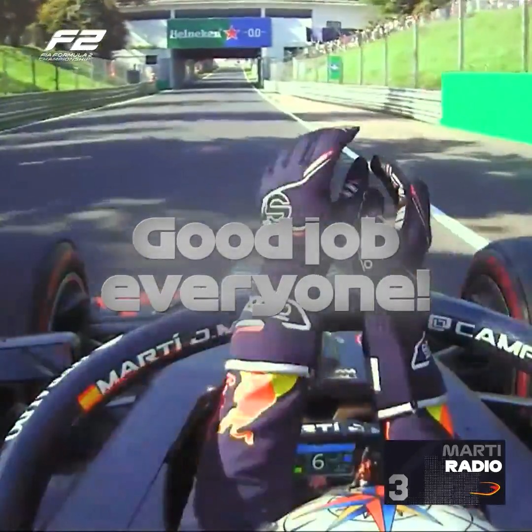 +10 for PepeMartiS after he secured P3 in the Monza Feature 🥉👏 #F2 #ItalianGP