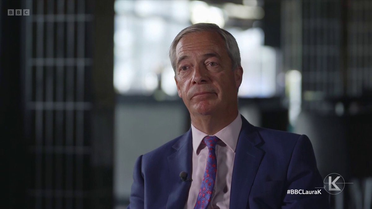“As soon as the law’s in place… we’ll stop [the boats] in two weeks” #BBCLauraK questions Reform UK leader Nigel Farage over when his pledge to stop migrant boats in the English Channel would actually take effect if they won power
