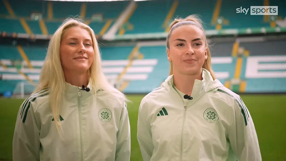 🟢 Find out why Charlie Mulgrew and 'Danny the caddy' were key in helping Aislin Streicek and Grace Courter swap Boston College for Celtic! Watch the SWPL clash between Celtic and Rangers live on Sky Sports at 3pm 📺