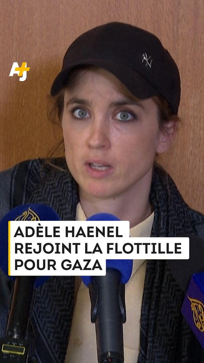 “Pour moi, ce n’était juste pas supportable de rester à observer le génocide se produire à Gaza”. L’actrice et militante française Adèle Haenel explique les raisons qui l’ont poussée à vouloir rejoindre la “Global Sumud Flotilla”.