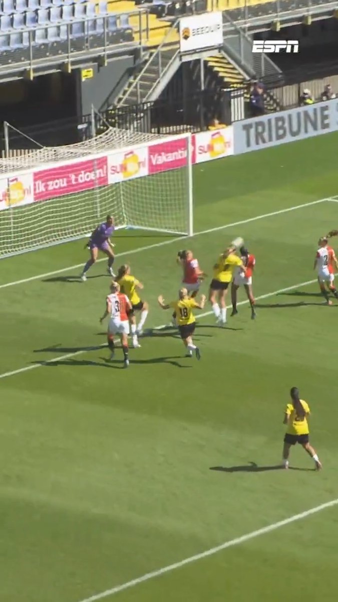 Het eerste doelpunt ooit van NAC in de Eurojackpot Vrouwen Eredivisie is een feit 💪