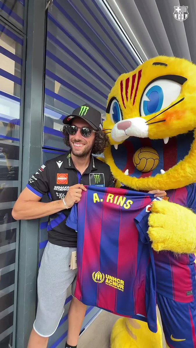 😺 CAT had a wonderful day at the #GPCatalunya with his MotoGP™🏁 buddies! 🏍️💨