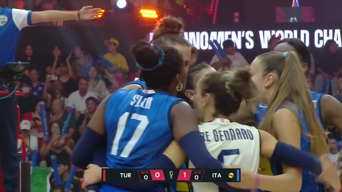 #WWCH FINAL: ๐ฎ๐น Italy vs Tรผrkiye ๐น๐ท ๐ฅ The ultimate showdown for the crown is underway! ๐ Who will rise in Bangkok? ๐ ๐บ Watch it LIVE on VBTV: ๐ #Volleyball #Thailand2025 #ElectrifyingThailand