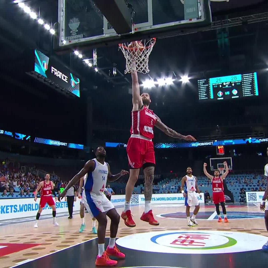 MAKE YOUR MARK, SANDRO MAMUKELASHVILI! 🇬🇪 #EuroBasket | #MakeYourMark