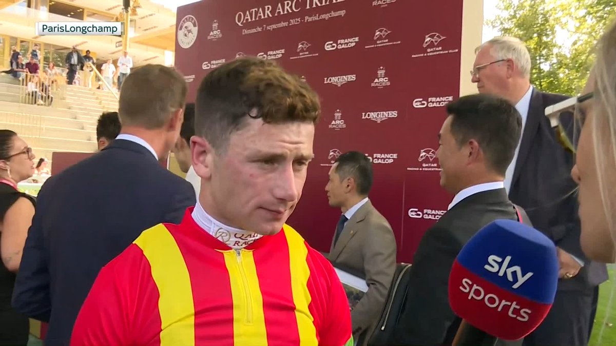 "I'd hope that he could be an even better horse come Arc weekend" Oisín Murphy riding Byzantine Dream 🇯🇵 to victory in the Group Two Qatar Prix Foy! 🇫🇷 #ビザンチンドリーム | netkeiba
