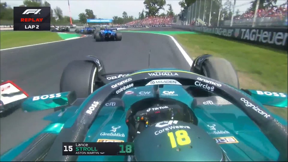 The incident Esteban Ocon received a five-second time penalty for ⏳