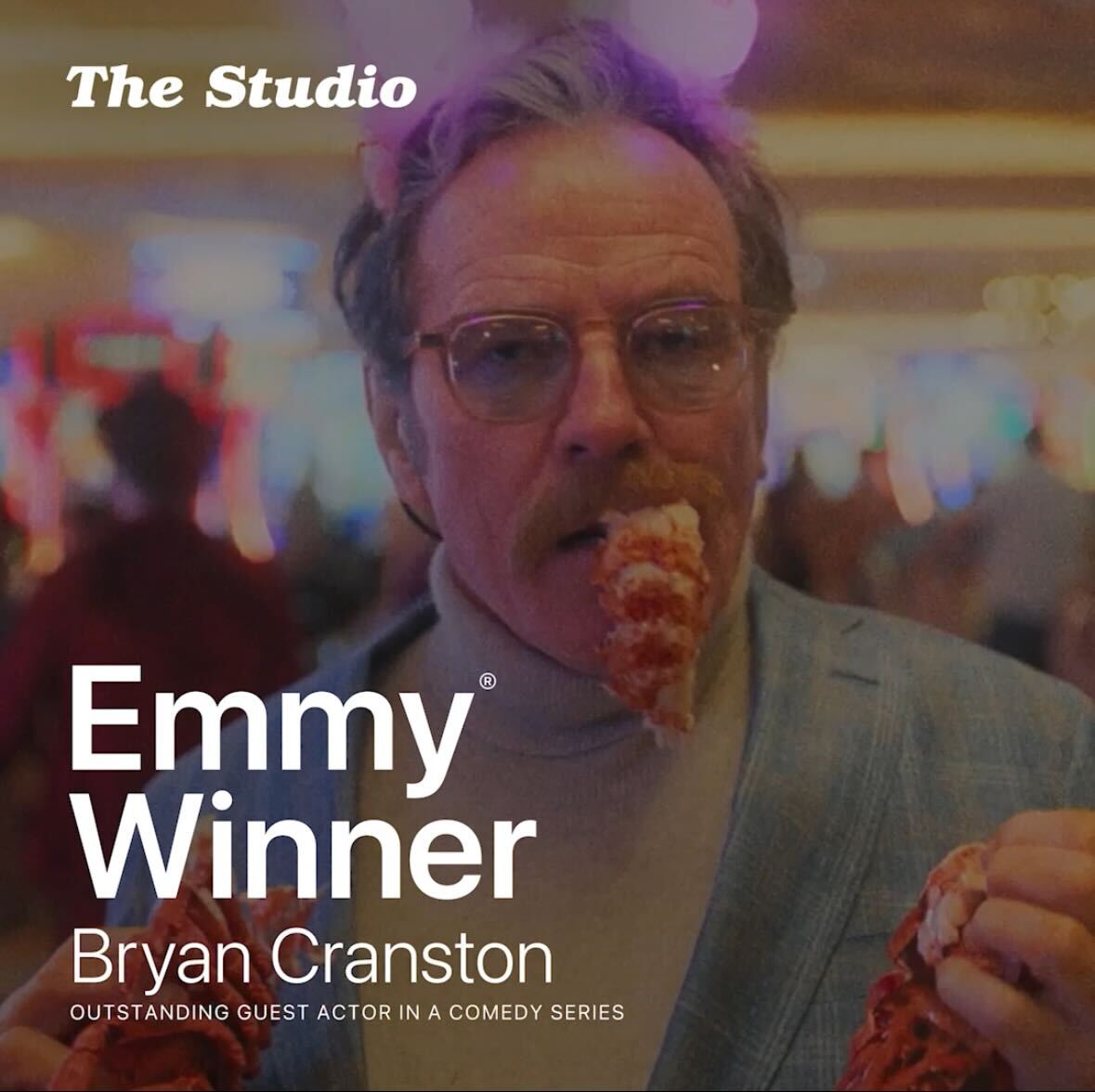 Congratulations to Bryan Cranston on his first #Emmy win in a Comedy category.