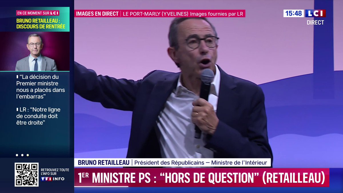 Bruno Retailleau accuse La France insoumise de « pactiser avec l’antisionisme » et de « draguer le vote confessionnel »