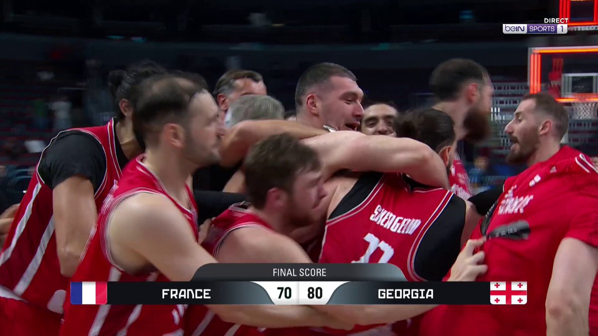 🏆🏀 #EuroBasket 🇫🇷🇬🇪 La France éliminée par la Géorgie ! #FRAGEO