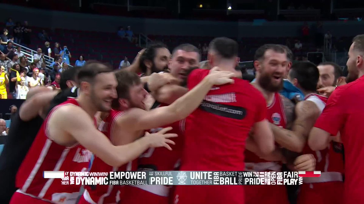 SAKARTVELO ADVANCE TO THE #EUROBASKET QUARTER-FINALS FOR THE FIRST TIME IN HISTORY 🇬🇪