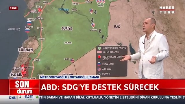 #SONDURUM - SDG, Suriye'ye entegre olacak mı? ABD, SDG tavrını değiştirir mi? Ortadoğu Uzmanı Mete Sohtaoğlu #Haftalık'ta değerlendirdi.