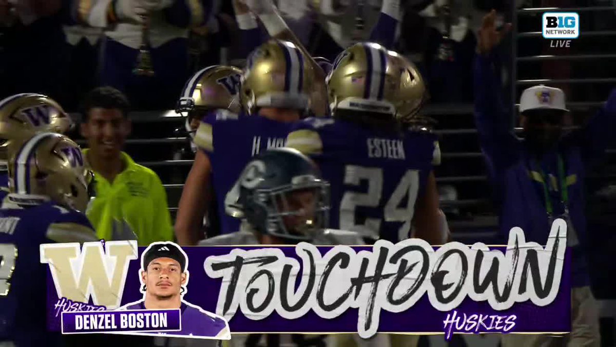 Denzel Boston taking a punt for a TD. 6’4” 210 pound returners are cool