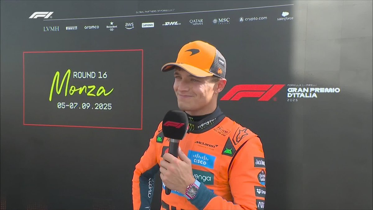 "One of the first few weekends where we're just a bit slower" Lando Norris on finishing P2 🥈