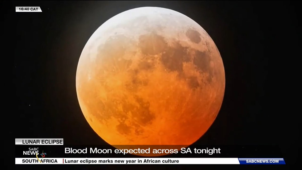 WATCH | South African sky-gazers are in for a treat as a rare total lunar eclipse, commonly called a Blood Moon, is expected to paint the night sky with fiery red hues tonight.