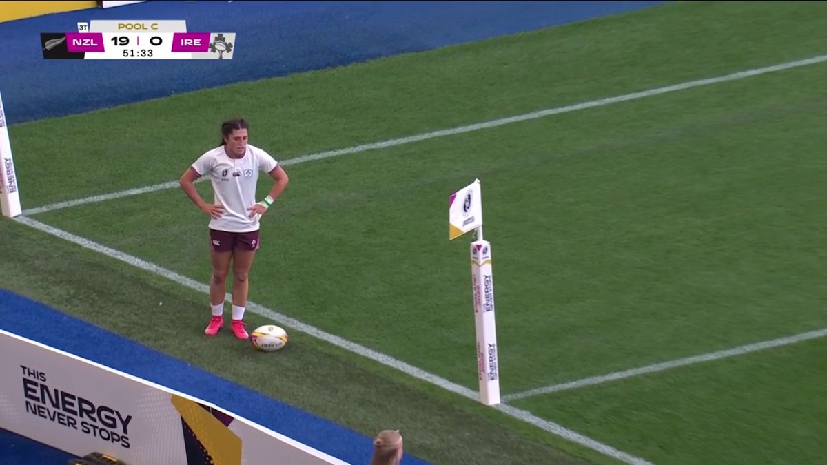 "A wickedly cruel bounce!" Ireland go SO close to their first try against New Zealand. #RWC2025 #BBCRugby