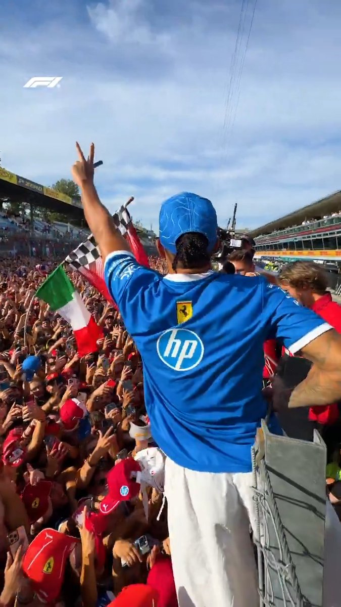 Spectacular scenes ❤️ #F1 #ItalianGP Scuderia Ferrari HP