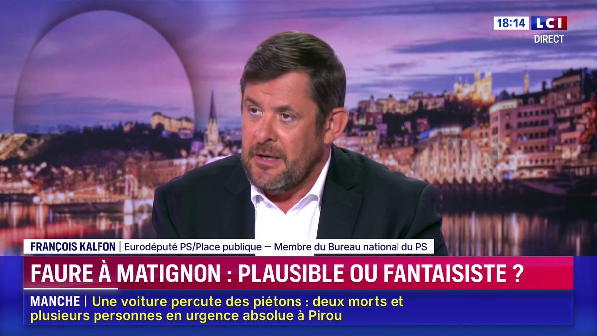 Gouvernement : « Je dis : essayez-nous ! », lance François Kalfon député européen du PS ▶️ Darius Rochebin