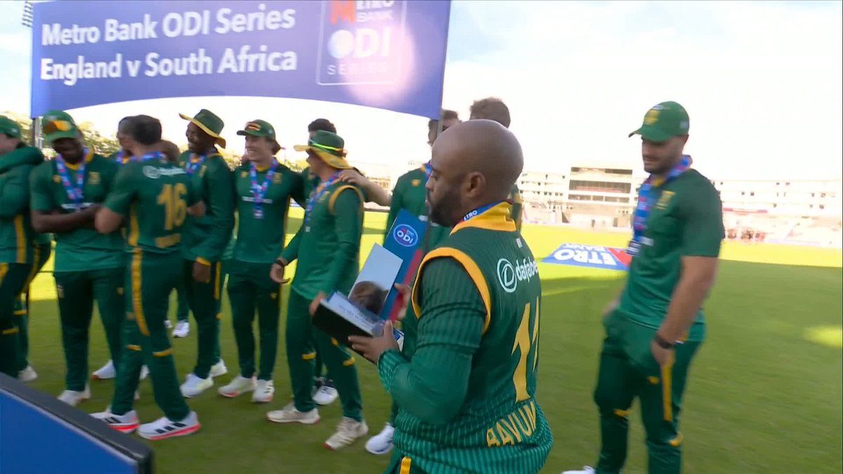 - Won the WTC. - Won the ODI series in AUS. - Won the ODI series in ENG. TEMBA BAVUMA - BORN WINNER OF SOUTH AFRICA. 😍💪