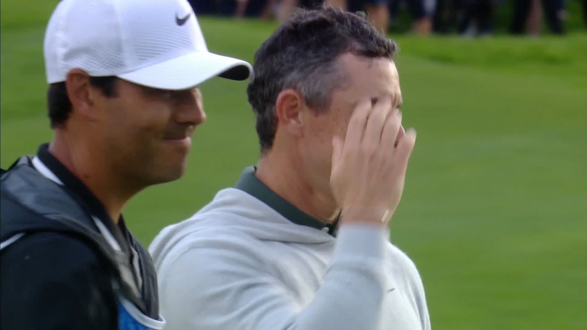 LISTEN TO THE ROAR ‼️ Rory McIlroy wins the Amgen Irish Open following a dramatic play-off against Joakim Lagergren 🚨