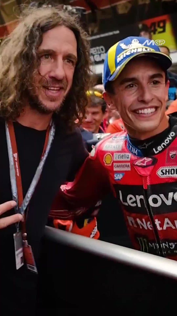 When football meets MotoGP™🏁! 🤝🏍️💨 An amazing weekend! 🏁