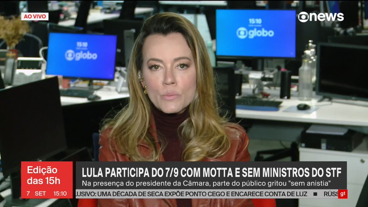 .Natuza Nery: ausência de ministros do Supremo em desfile do 7 de setembro "é prudente". ➡ Assista na #GloboNews: