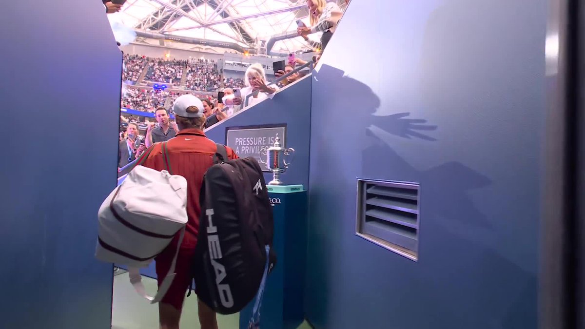 Pressure is a privilege. Jannik Sinner and Carlos Alcaraz face off for the 2025 US Open title.