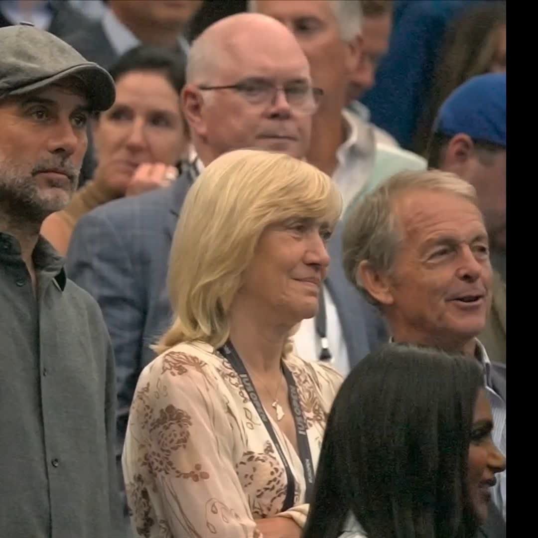 Pep Guardiola in attendance at the US Open 🤩