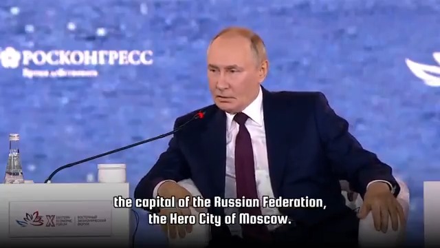 💬 President #Putin: When the Kiev regime says - “We want a meeting, but you must travel to such-and-such a place for it” - these demands are excessive. ❗️ If the Ukrainian side wants a meeting, let them come. The best venue is clear 👉 the Hero City of Moscow.