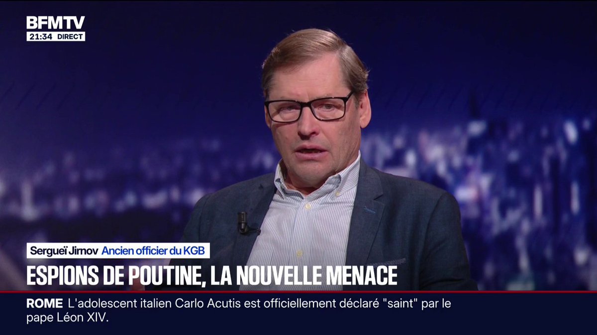 ➡ LIGNE ROUGE - "Espions de Poutine, la nouvelle menace": Sergueï Jimov, ancien officier du KGB, raconte son parcours 💬 "J’ai été formé pendant trois ans"