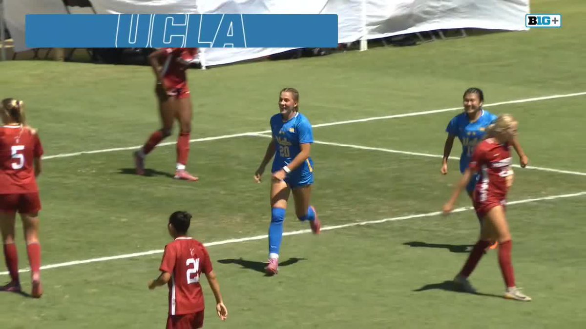 Bella Winn on the rebound to give UCLA the early lead over No. 1 Stanford! 📺: @bigtenplus #GoBruins