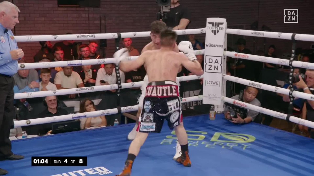 Kevin Herrera DROPS Thomas Welland for the WBO Featherweight Youth World Title 🏆 #Ambition | Live NOW on DAZN