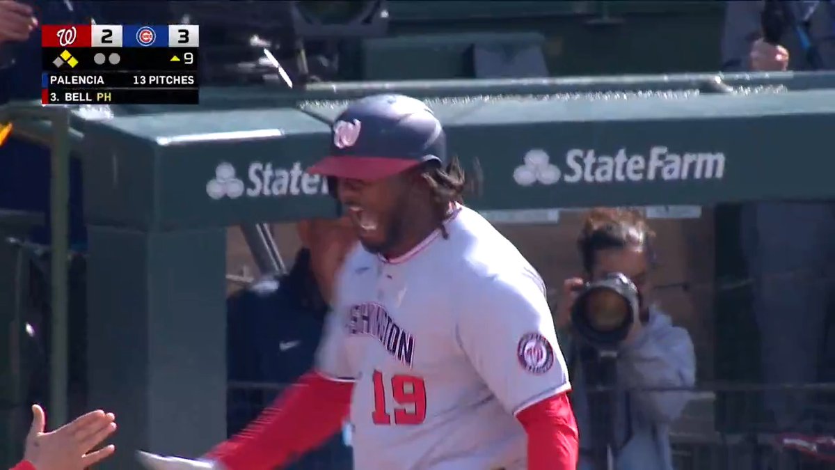 NINTH INNING GO-AHEAD BELL BOMB WE LOVE THIS SONG
