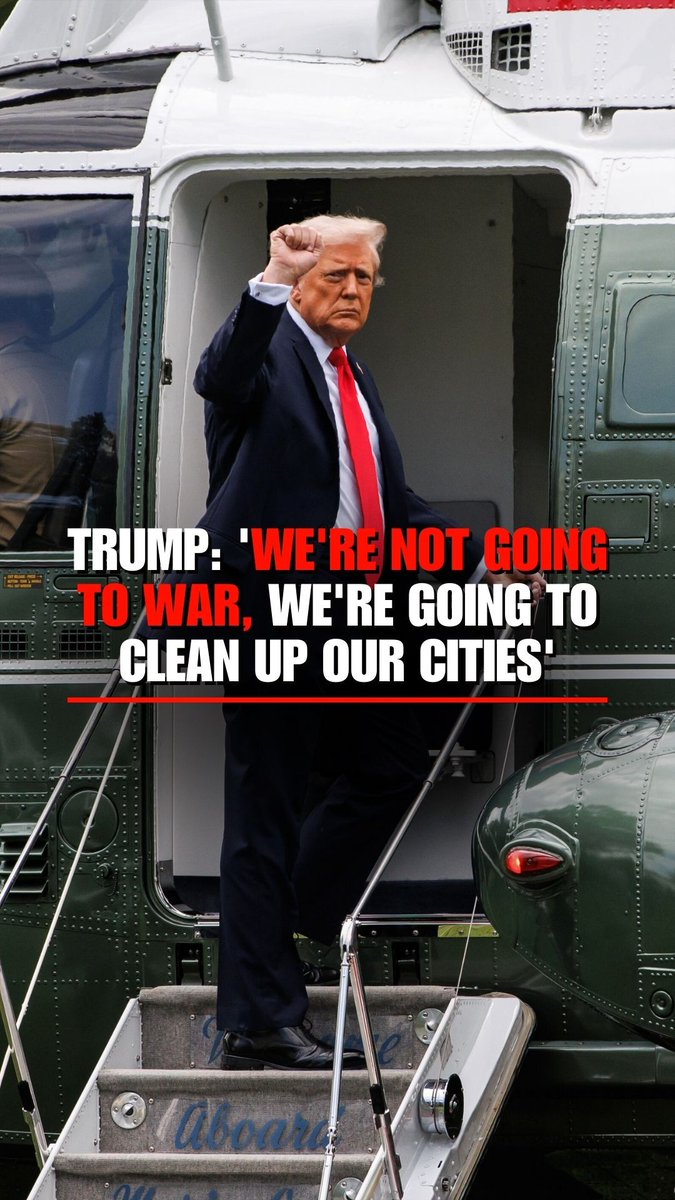 Reporter: "Are you trying to go to war with Chicago?" Trump: "When you say that, darling, that's fake news."