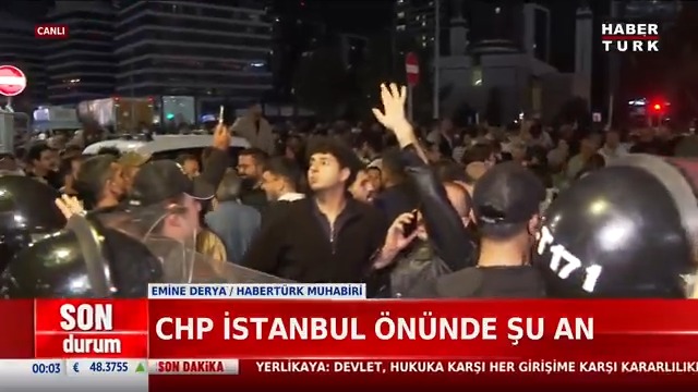 #SONDURUM - İstanbul'da 6 ilçede gösteri yasağı CHP İstanbul önünde neler yaşanıyor?