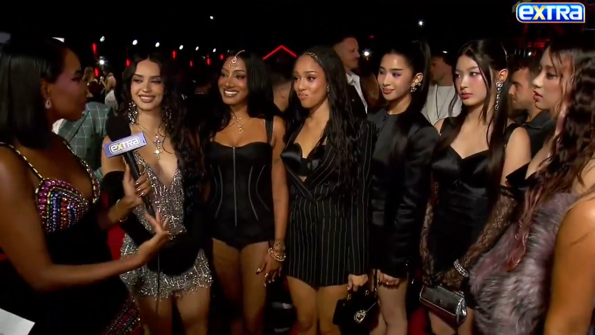 Katseye talks performing at the MTV #VMAs ‼️ and reacts to their GAP ad choreography going VIRAL! 🙌 KATSEYE