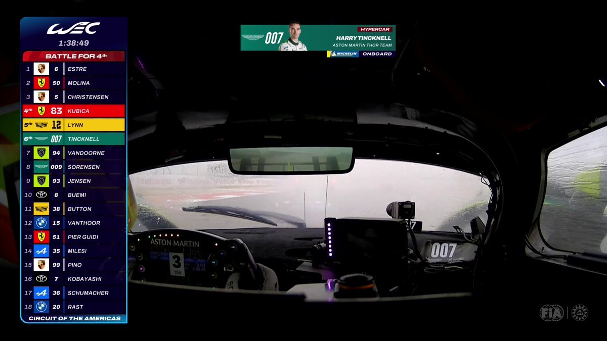 Porsche takes the lead... and then P3!! EPIC driving rom Kévin Estre and Michael Christensen against Ferrari! Watch LIVE on 🎥 #WEC #6HCOTA