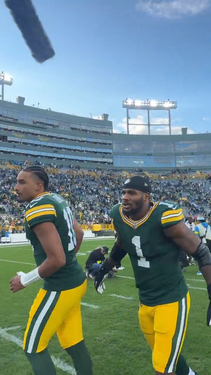 "That's one" for Micah Parsons, Jordan Love and the Green Bay Packers 🧀