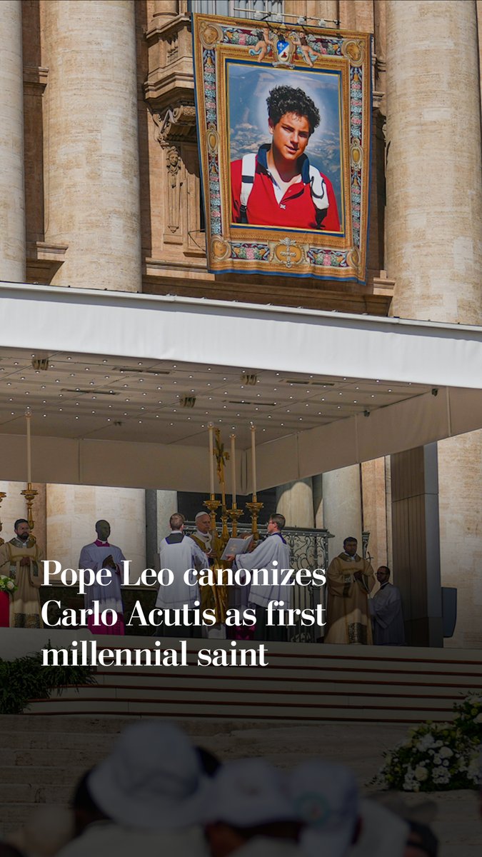 Tens of thousands of worshipers filled St. Peter’s Square on Sunday for the canonization of the Catholic Church’s first millennial saint, a London-born computer whiz who played Super Mario as well as read the Bible. Carlo Acutis played video games like other teenagers but was also fascinated by the Eucharist and, since his death from leukemia at age 15, is credited with two miracles.
