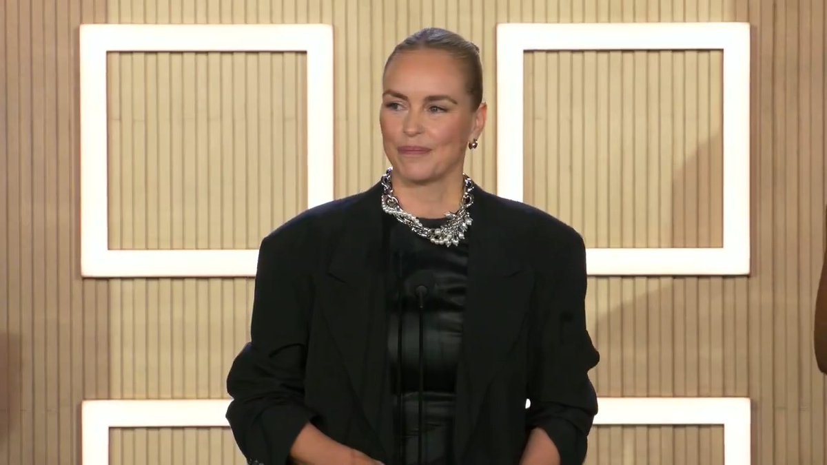 “I believe in the power of cinema… Film brings us together, because we can dive into - for a little moment, in a very intimate way - another person’s world, another person’s life.” 🏆 Nina Hoss accepts the #TIFFTribute Performer Award. #TIFF50