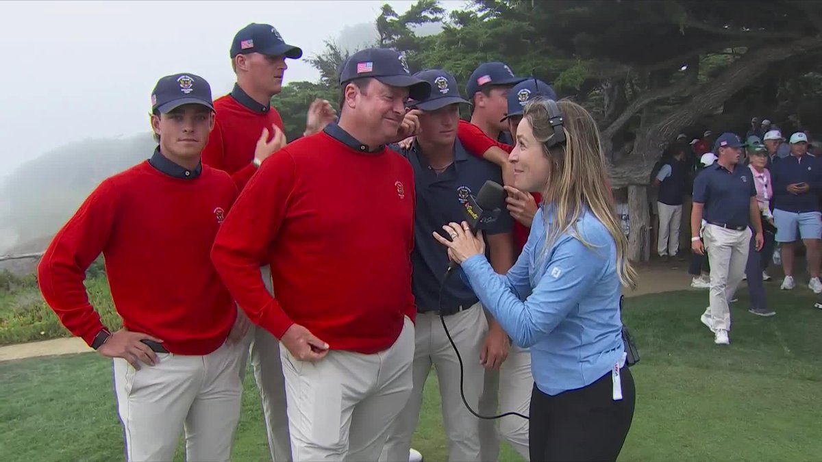 "It's a special group of guys and I'm honored to be their captain." Nathan Smith played on two Walker Cup winning teams and has now led another to victory!
