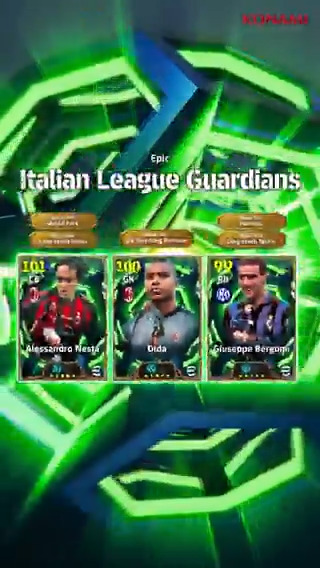 Epic : Italian League Guardians Trailer 🇮🇹📽️ 🇮🇹 Alessandro Nesta 🇧🇷 Dida 🇮🇹 Giuseppe Bergomi #eFootball2026 | #eFootballHUB