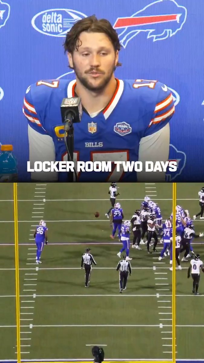 The QB connection between Josh Allen and Matt Prater 🙌