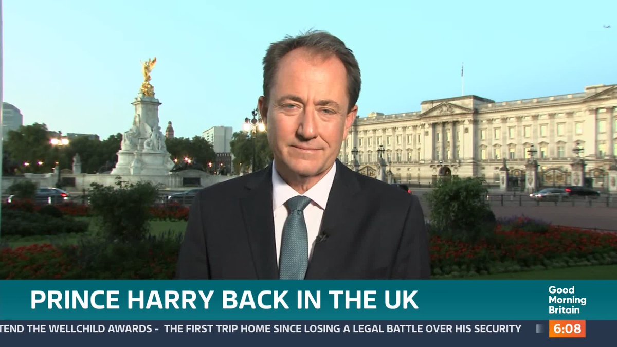 Prince Harry will be in the UK today for the first time since he lost a legal battle over his security in the country. The Duke of Sussex will attend the WellChild Awards later. Richard Gaisford has the latest.