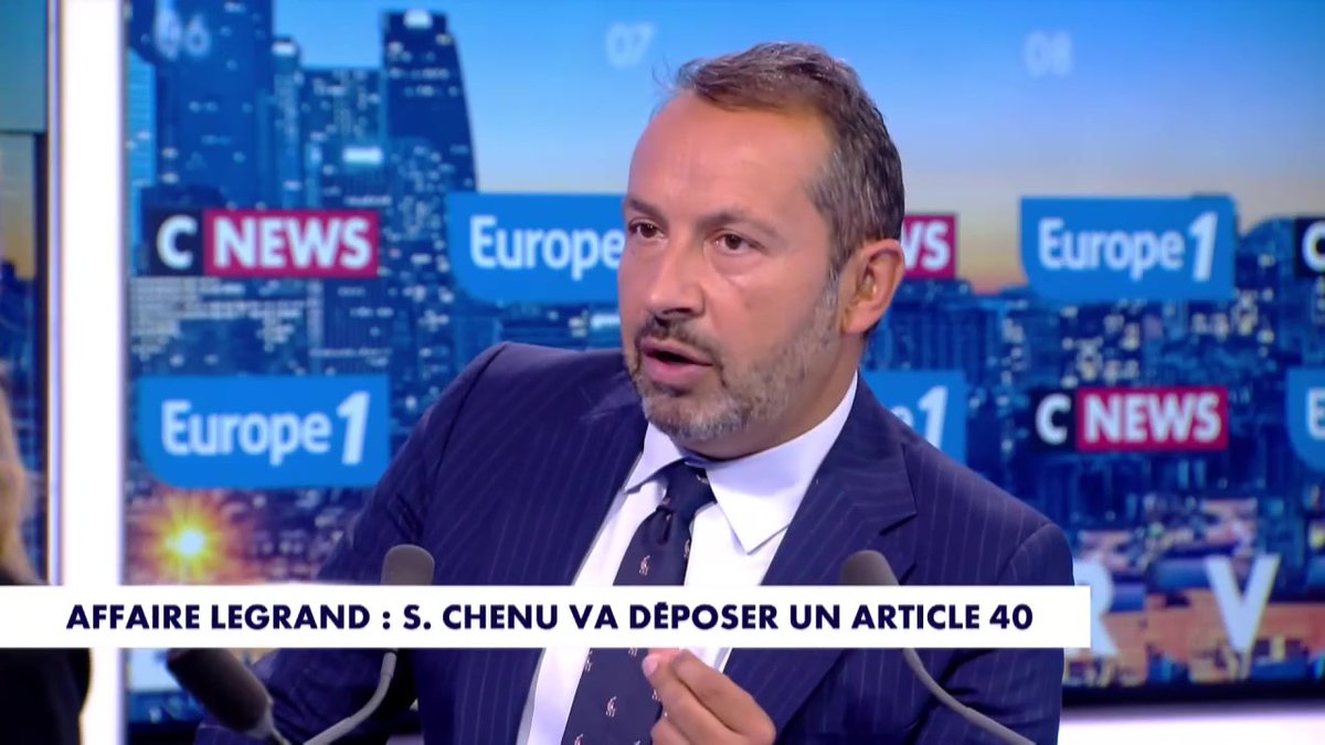 Scandale à France Inter : "Je vais déposer un article 40, un signalement au procureur pour ce détournement du service public" annonce Sébastien Chenu #LaGrandeITW #Europe1