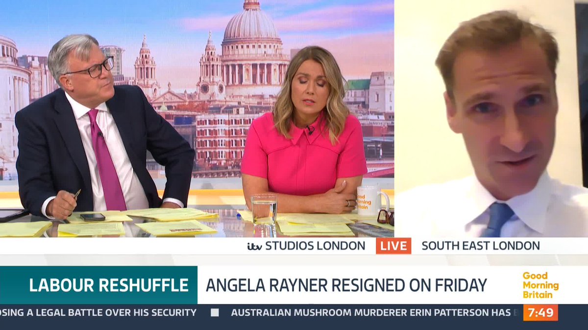 'Is there any chance you would be persuaded to jump ship and join Reform?' Susanna Reid asks Shadow Home Secretary Chris Philp MP.