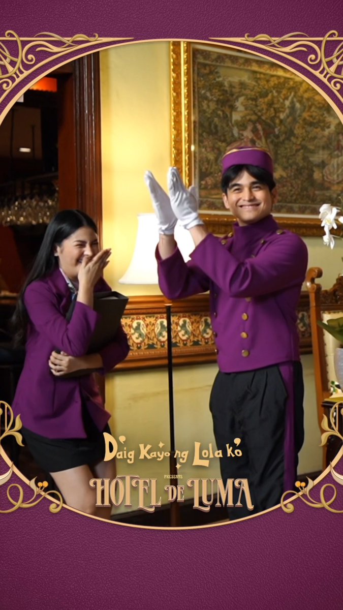 #DaigKayoNgLolaKo #Exclusive: Ang cute nina #AZMartinez at #WillAshley sa behind-the-scenes sa Hotel De Luma! 😍 I-LIKE ang GMA Playground and visit for more updates!