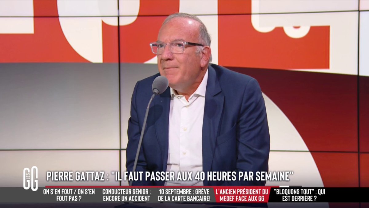 🎙️ L'appel de Pierre Gattaz aux patrons pour contrer Mélenchon : "Il est extrêmement dangereux. S'il s'approche du pouvoir, il faudra que les patrons, petits, moyens et grands, s'organisent." 🎙️ "J'ai plus peur de Mélenchon que de Bardella." #GGRMC