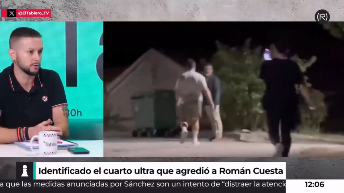 "Sheila Muñoz, la que disparó con el spray a Román Cuesta, ha puesto también en la diana a gente como Javier Ruiz, Julián Macías y otros periodistas" Alejandro Plana 🔻 sobre el grupo de ultras que atacó al periodista Romàn🔻 👇🏽 📺 EL TABLERO |