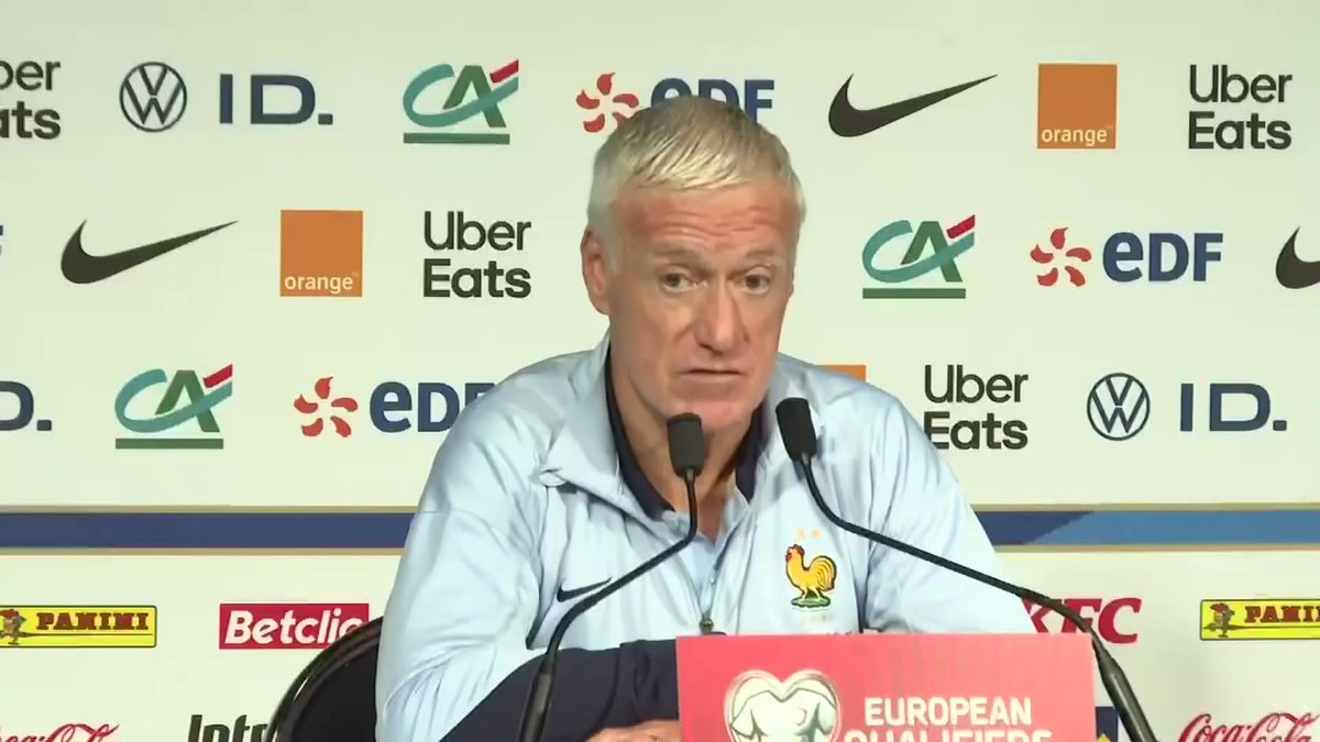 💬 Quand Didier Deschamps esquive la question sur la composition face à l'Islande